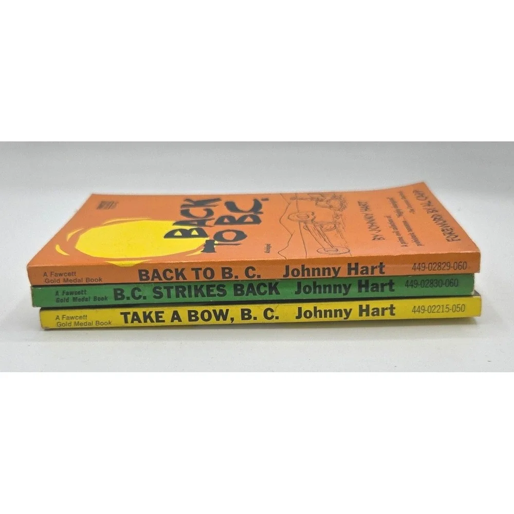B.C. Comic Strip Paperback Lot (3 Books) by Johnny‎ Hart